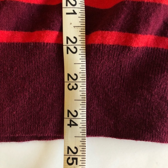 Derek Lam Denim Red/Burg, Cotton/Cashmere Sweater - Picture 10 of 10